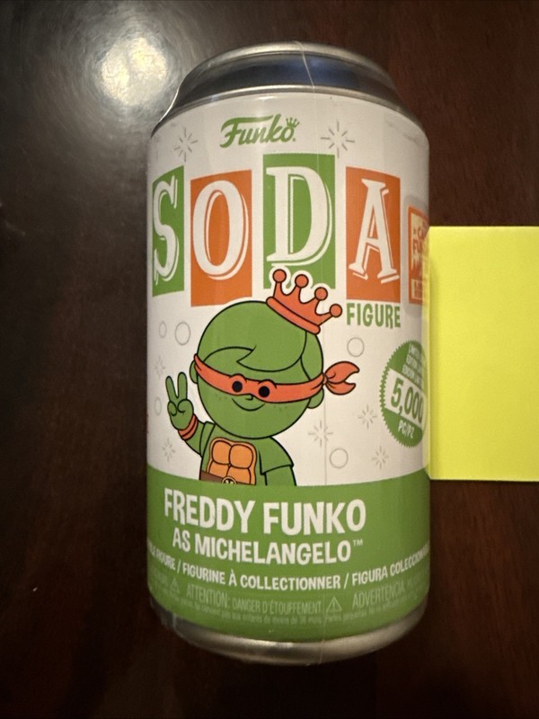 NEW Sealed Funko Soda 2023 Camp Fundays Freddy Funko as Michelangelo LE 5000