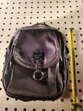 Jingpin Modern Pocket Crossbody Bag Black Nylon Card Holders Zipper Travel