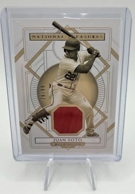Panini 2021 National Treasures Sepia Juan Soto #126 /99 MEM Nationals