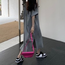 Fashionable Women's Plus Size Dress Loose and Comfortable Short Sleeve T Shirt