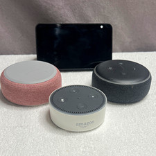 Amazon Echo Dot Smart Speaker Lot, Alexa Wi-F...