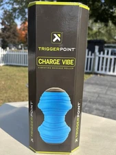 Triggerpoint Charge Vibe Blue Vibrating Massage Roller New in Box Sealed