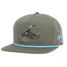 AFW American Flyway Waterfowl Moss Green Blue Wing Teal RipStop Hat