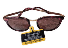 FOSTER GRANT PINK TORT 100 UVA AND UVB PROTECTION MSRP 21.99 POLARIZED