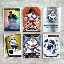 Team Denmark Hockey Card Lot (6): Bjorkstrand Auto, Ehlers Jersey, Sogaard /299