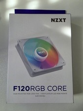 NZXT F120 RGB Core 120mm White Fluid Dynamic Bearing Case Fan 58.58CFM 4-Pin