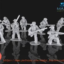 28mm FIW coureur de bois tabletop gaming miniatures