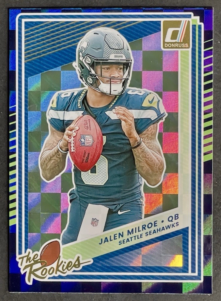 2025 Panini Donruss Jalen Milroe The Rookies RC #12 Seahawks