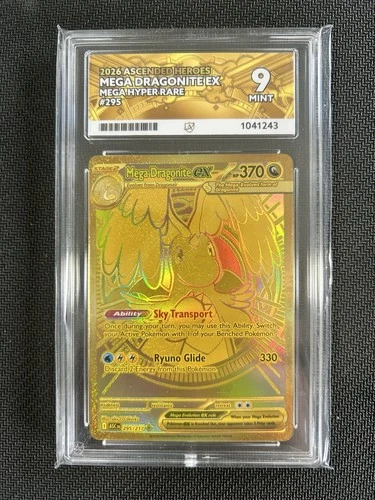 Mega Dragonite EX Hyper Rare 295/217 Ace 9 ASCENDED HEROES – Pokémon TCG ENGLISH