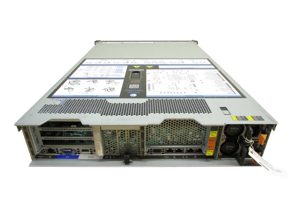 Lenovo System X3650 M5 8x 2.5" Bay 1x E5-2630v4 32GB RAM 2x 550W No Drives 2U - Image 4 of 4