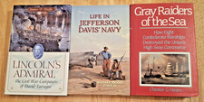 LOT/ US CIVIL WAR: 3 TITLES AS PICTURED-VARIOUS AUTHORS-ALL FINE HARDCOVERS