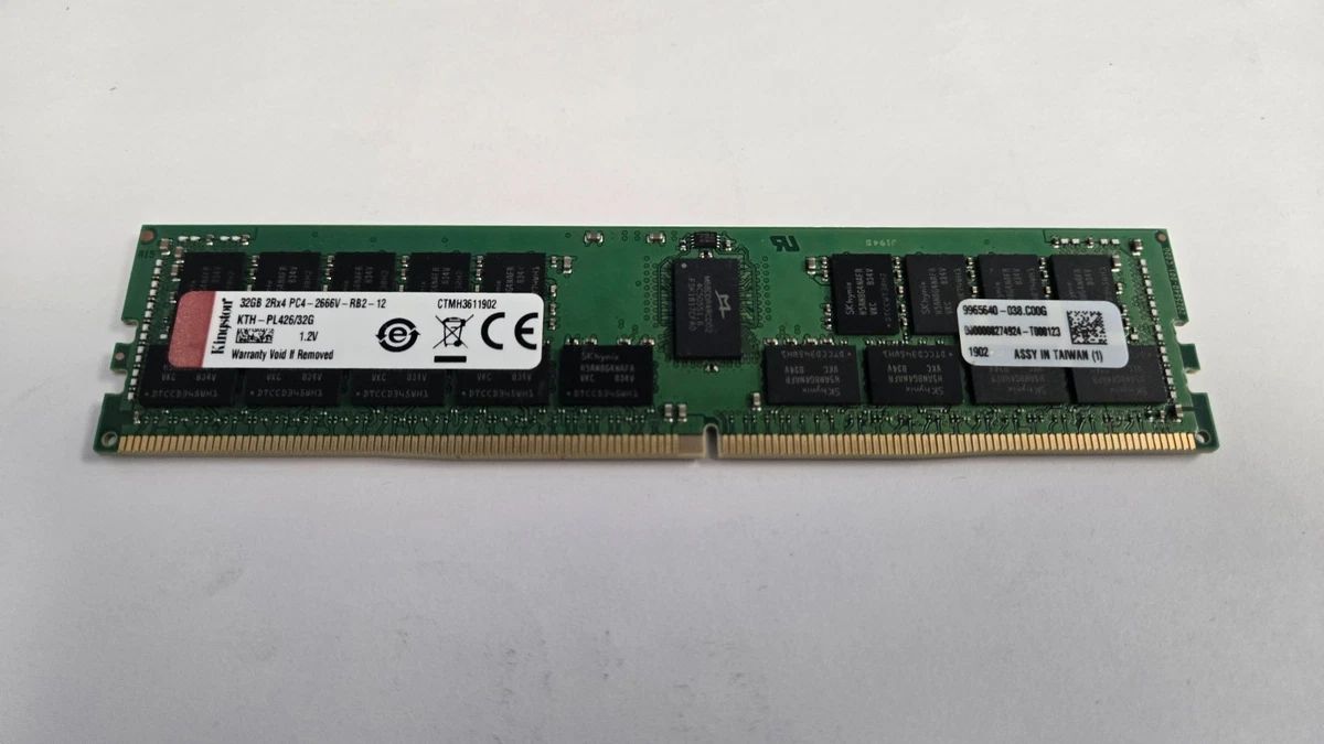 Kingston DDR4 SDRAM 32 GB Total Capacity Memory (RAM) for sale | eBay