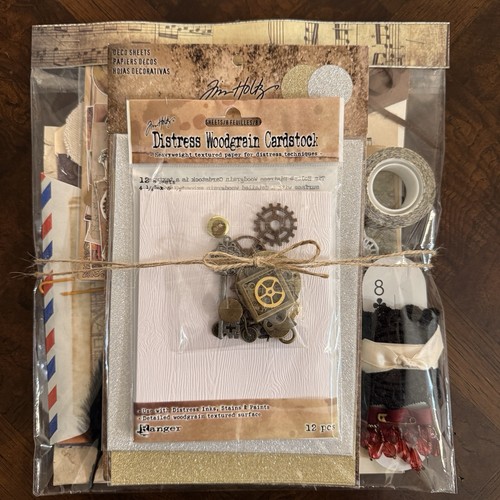Vtg. Steampunk 120+ Pc. Lot Junk Journal Scrapbook Ephemera Embellishments Holtz