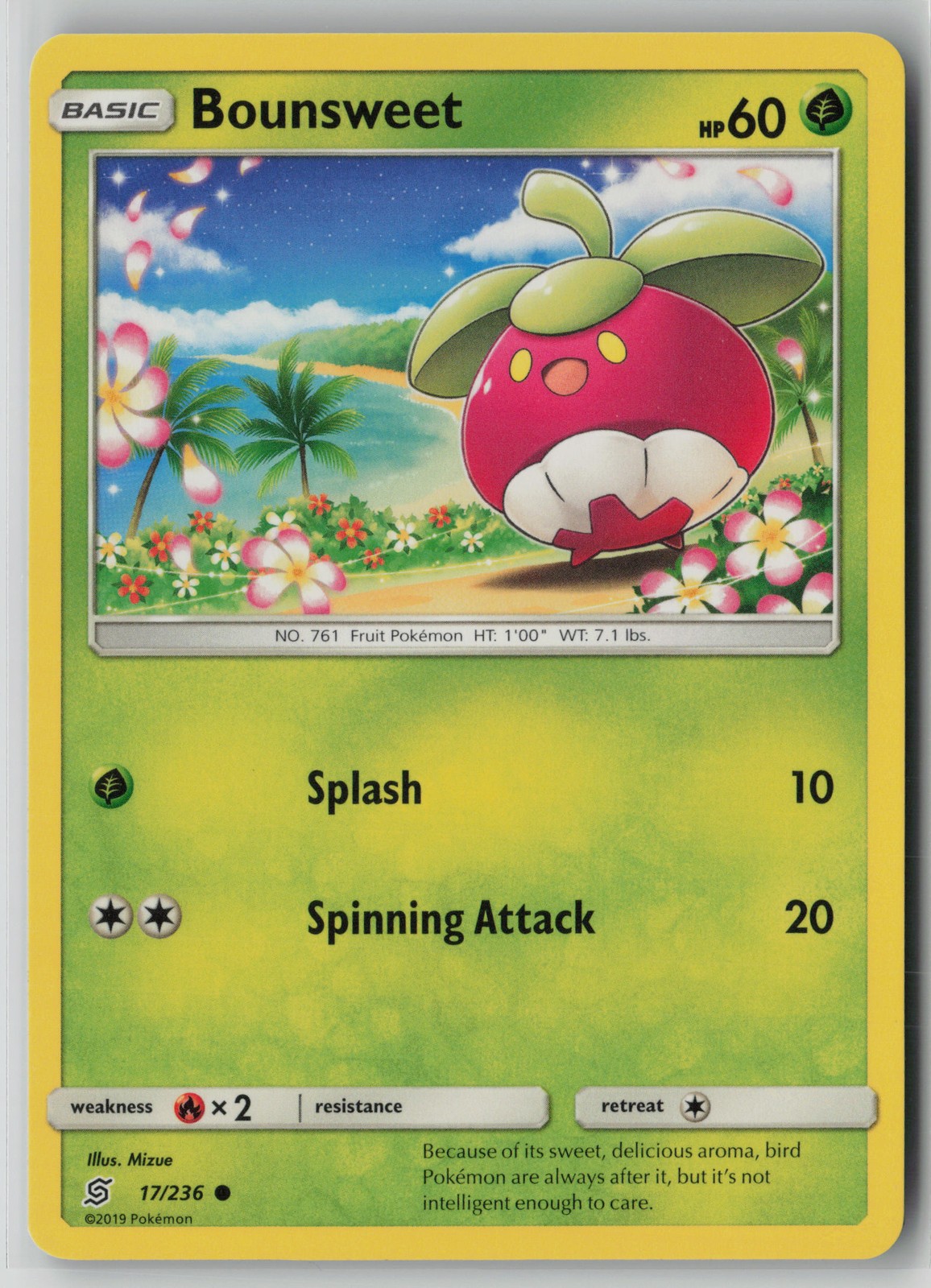 Bounsweet 17/236 Pokemon Unified Minds Common Near Mint Card (NM) 1