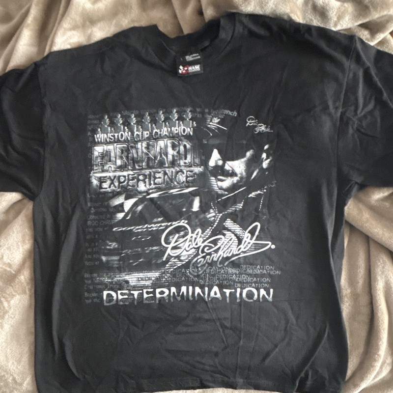 Chase Dale Earnhardt "The Intimidator" Winston Cup Champion Black Shirt