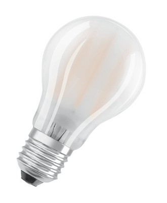 OSRAM LED BASE Classic A75, matte Filament LED-Lampen aus Glas für E27 Sockel,