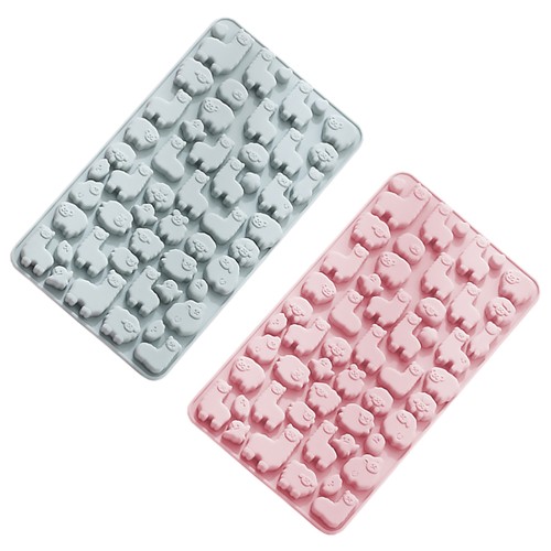 2Pcs Chocolate Baking Molds Silicone Mold Animal-Shape Candy Silicone Mold - Picture 7 of 12