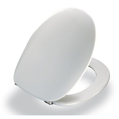 Pressalit WC-Sitz mit Deckel und Scharniere weiß 124000-UN3999