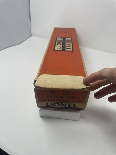 POSTWAR LIONEL 2532 SILVER RANGE ASTRA-DOME CAR IN OB and INSERT 1956 NICE! - Picture 19 of 20