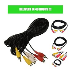 Composite RCA Audio Video Extension Cable 15 ft Male to Female