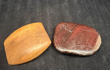 Vintage Belt Buckle Lot Redwood Burl Matte Wood Boho Natural Nature California