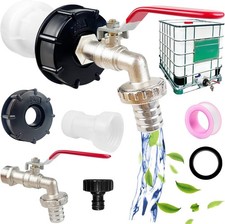 IBC Tank Zubehör Wasserhahn Adapter Verlängerung Regentonne 1000L