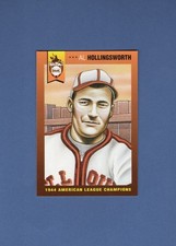 #4 AL HOLLINGSWORTH, 1944 St Louis Browns A.L. Champions~Ronnie Joyner art/SLBHS