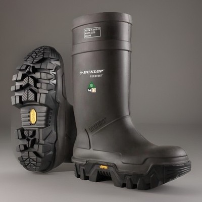 Dunlop Explorer Thermo Boots Dielectric Waterproof Vibram Sole Steel Toe Used 4X
