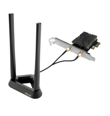 ASUS PCE-BE92BT Tri Band WiFi 7 Bluetooth PCI-E Adapter W/2 External Antennas 