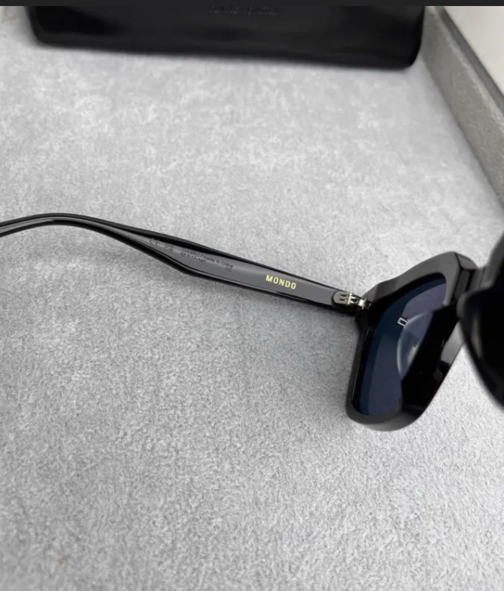 GENTLE MONSTER MONDO Sunglasses Black Unisex Modern Style w