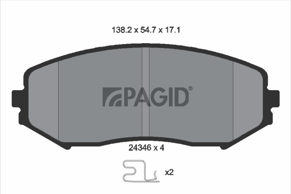 Bremsbelagsatz BremsklöTze FüR Suzuki Grand Vitara II JT TE TD GT FT-image