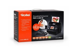 Rollei PDF-S 240 SE Foto Dia Film Scanner 8,1MP 2300dpi USB-C Negative