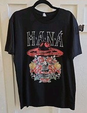 MANA T-Shirt L Large M xico Lindo y Querido 2023 Tour Dates Sombrero Concert Tee