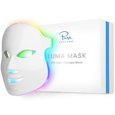 Pure Daily Care Luma Mask LED Skincare Device for the Face  7 Advanced Color...