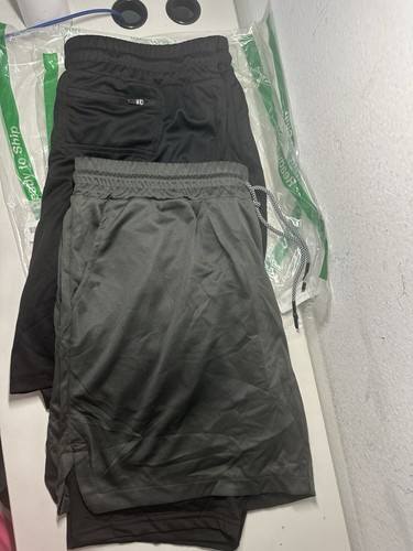 Two Pairs Of Mens XXL Shorts Athletic. Built In Underwear