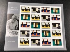 US 5594-97 Emilio Sanchez Forever Stamp Sheet of 20 Mint Never Hinged