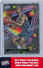 2023-24 Topps Chrome Cosmic #186 Amari Bailey Charlotte Hornets