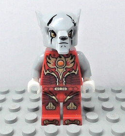New Lego Chima Minifigure - Worriz Wolf Fire Chi (loc100) LOC391412 70149 30265