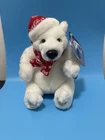 VTG 1999 Coca-cola Stuffed Polar Bear 100 Anniversary Limited Edition NO WATCH