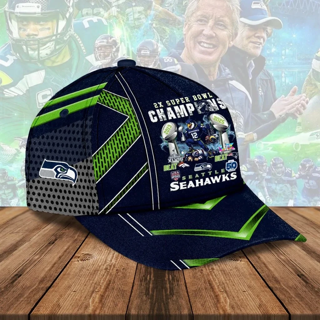 Seahawkss 2025 SB LX Champions Classic Cap