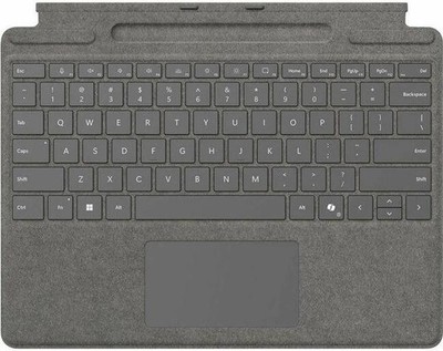 Microsoft Surface Pro 13'' Keyboard with Pen Storage, Platinum Model 8XB-00186