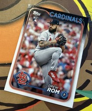 2024 Topps #476 Drew Rom RC - St. Louis Cardinals