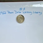 1922 Peace Dollar $1 Coin Silver Business Strike Ungraded Uncertified #5