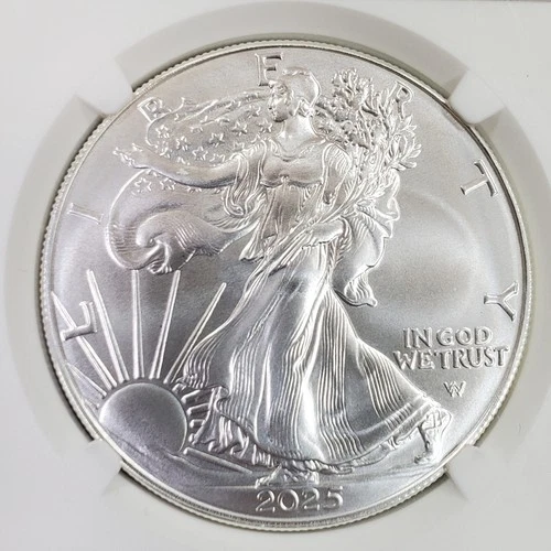 2025 American Silver Eagle "Innovation" - 1 oz .999 Fine Silver - NGC MS70