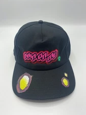 Lady Gaga Rain on Me Logo Black Graphic Adjustable Snapback Hat Cap One Size