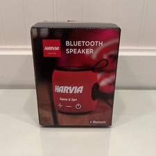 Harvia Sauna Altoparlante Bluetooth - Impermeabile Resistente al Calore IPX6, Colore ROSSO 