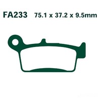 Bremsbelag BremsbeläGe EBC SFA233 Vorne FüR Kymco ZX 50 II Fever Bj. 1999-2007