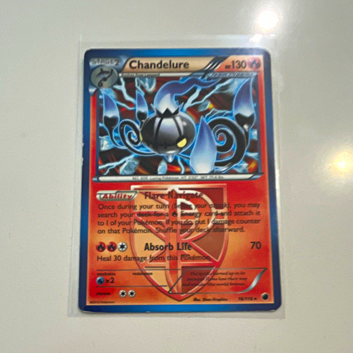 Pokemon TCG Chandelure 13/99 Next Destinies 2012 Holo Rare Stage 2 130 HP