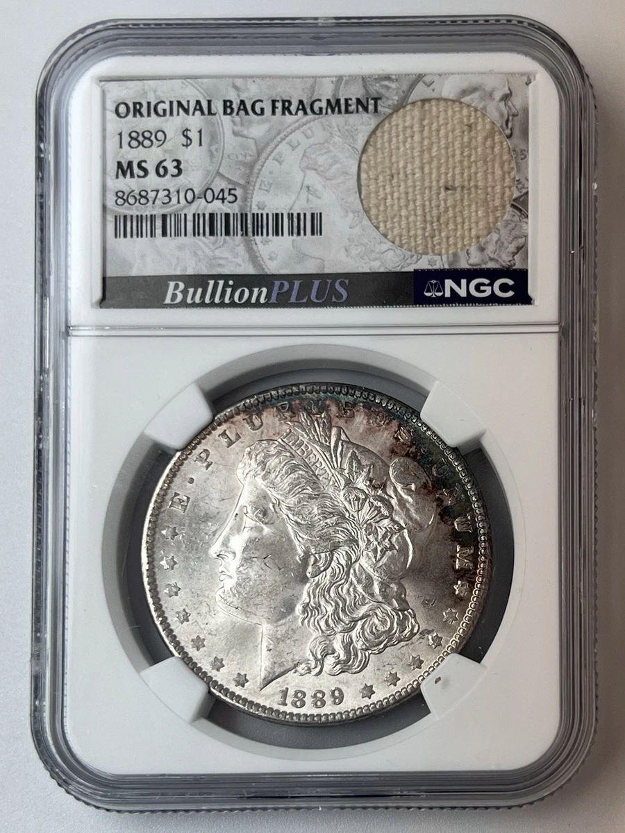 NGC Grade MS 63 1889 Year Morgan US Dollars (1878-1921) for sale