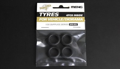 Meng Model SPS-001 1/35 Tyres for Vehicle